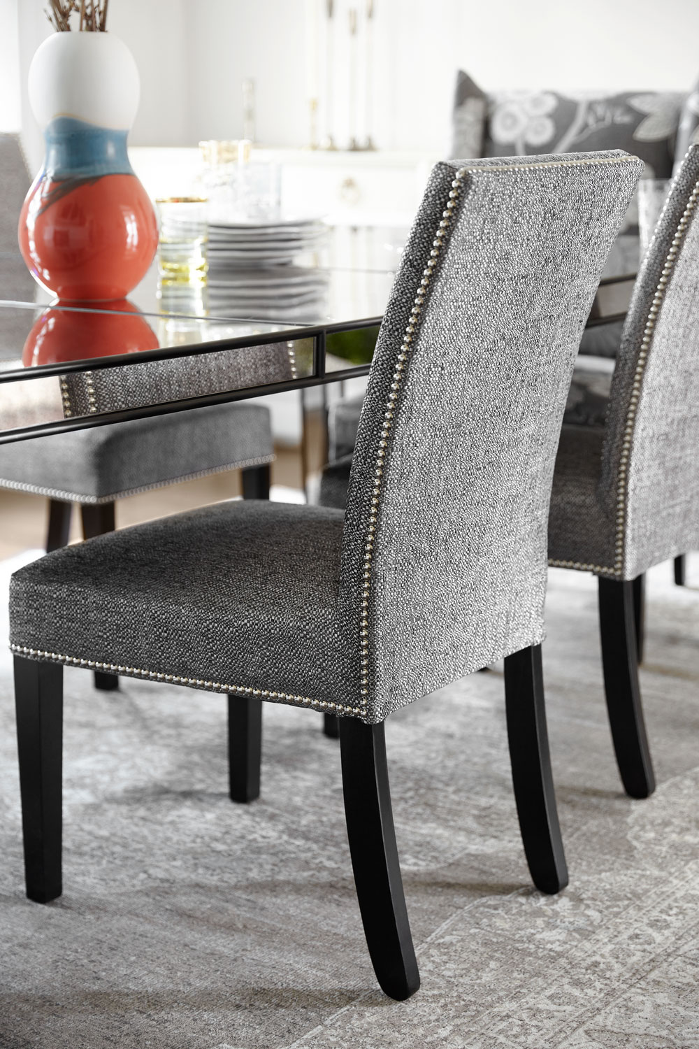 Irvine Side Chair Graphite Value City Furniture and Mattresses