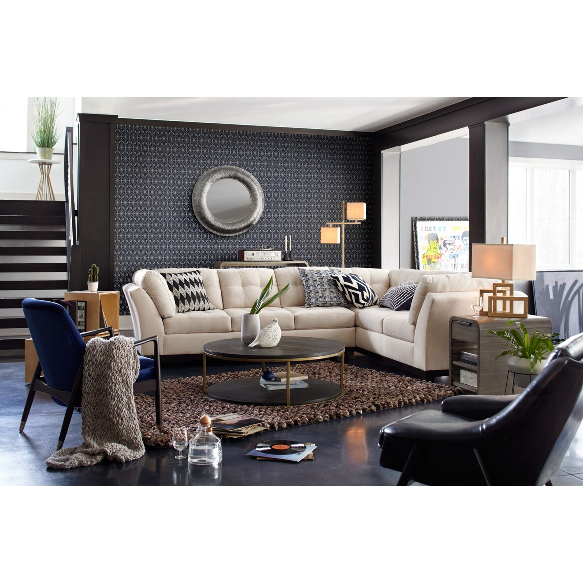 Sebring 2 Piece Sectional With Sofa Value City Furniture And Previous
