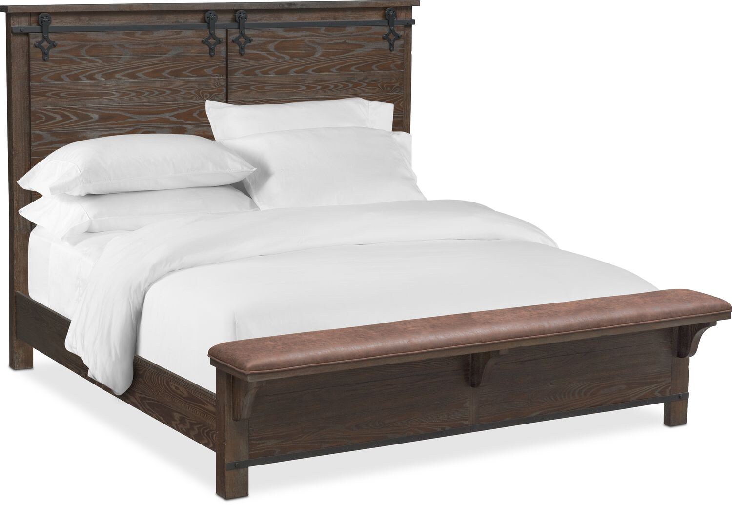 Founders Mill 5 Piece Queen Bedroom Set Cocoa Value City To Change Image