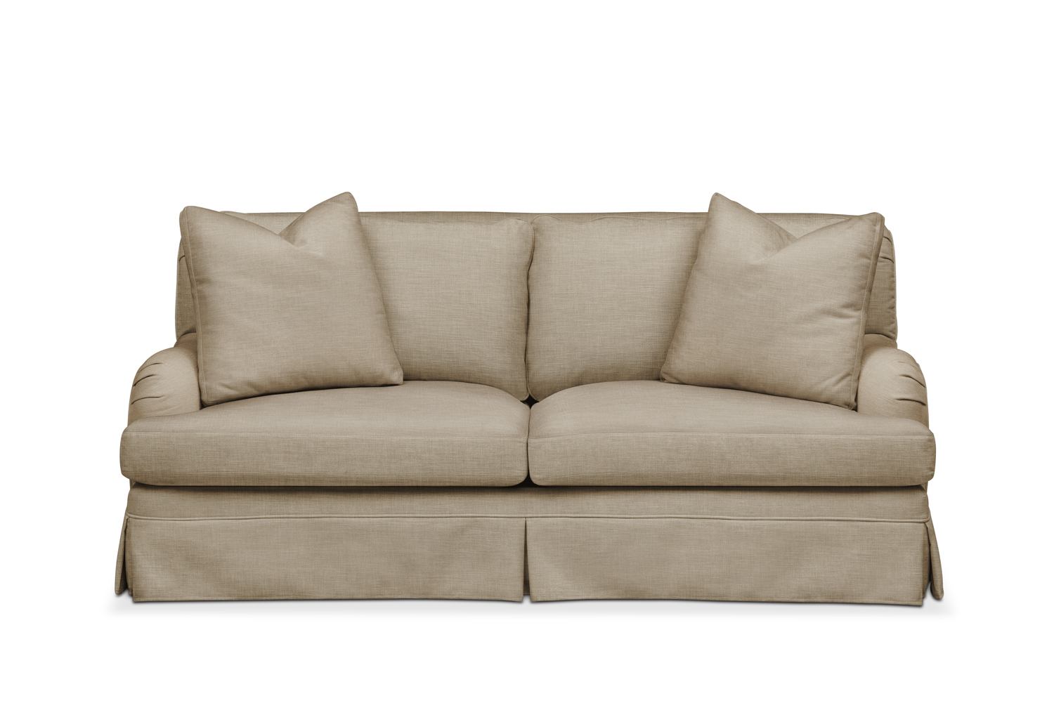 Campbell Apartment Sofa Cumulus in Milford II Toast Value City
