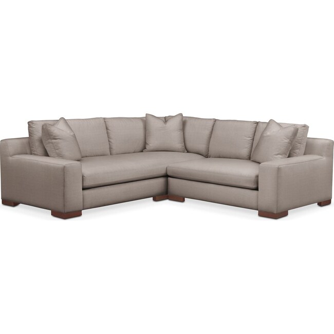 Living Room Furniture - Ethan 2-Piece Small Sectional
