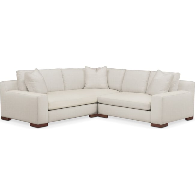 Living Room Furniture - Ethan 2-Piece Small Sectional