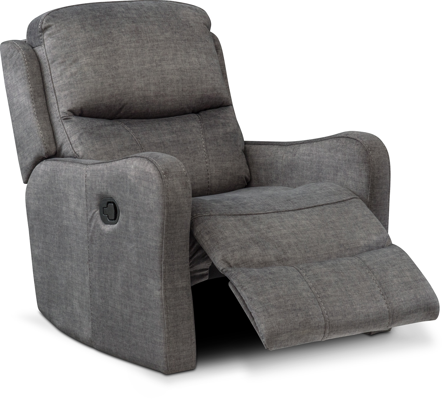 Cabo Glider Recliner - Gray | Value City Furniture and Mattresses