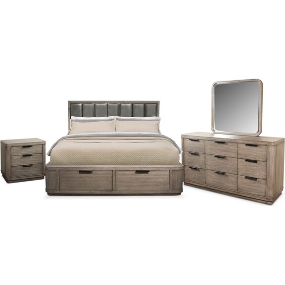the malibu bedroom collection | value city furniture and