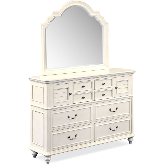 Charleston Dresser And Mirror Value City Furniture And Mattresses