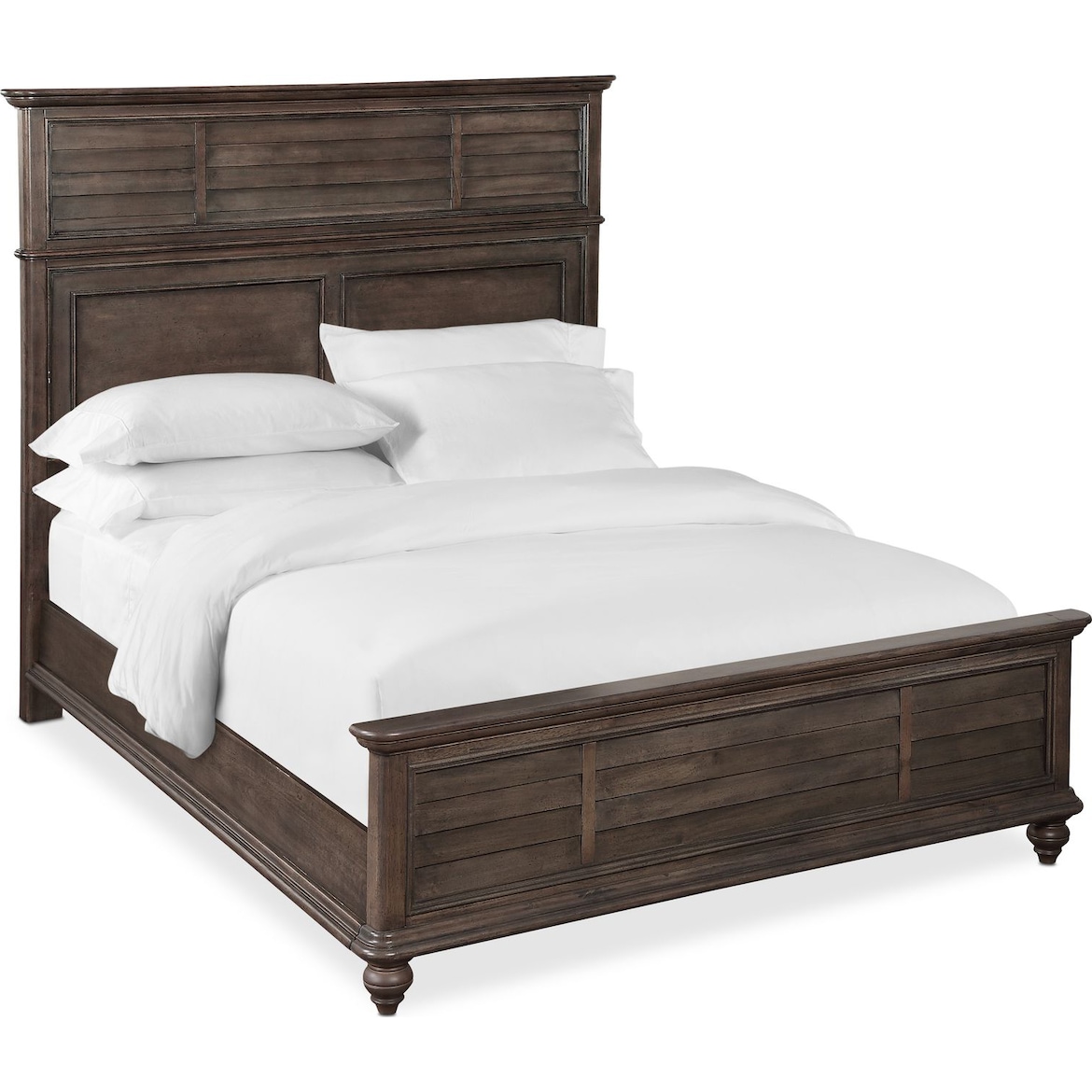 Charleston 5-Piece Panel Bedroom Set with Dresser and Mirror | Value ...