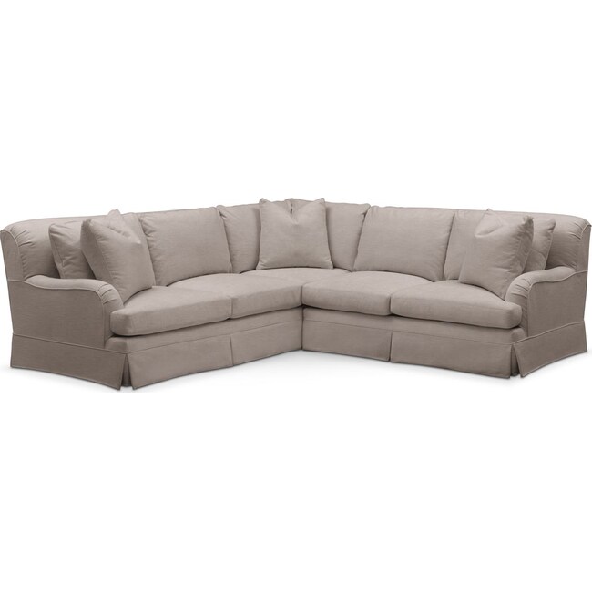 Living Room Furniture - Campbell 2-Piece Small Sectional
