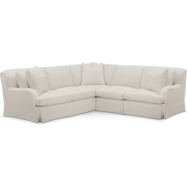 Living Room Furniture - Campbell 2-Piece Sectional with Right-Facing Loveseat
