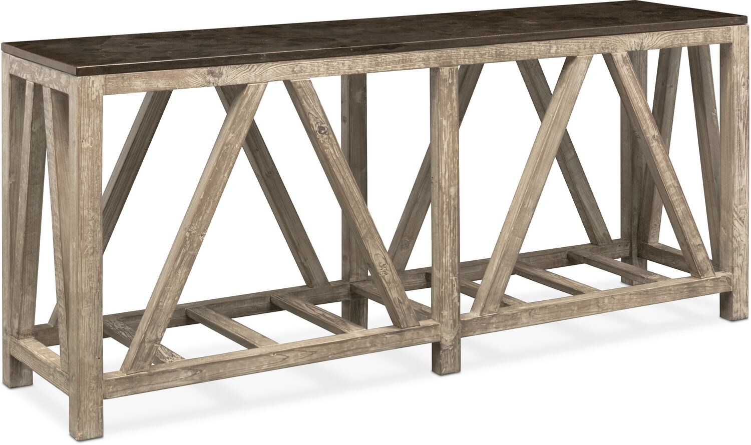 Grandin Sofa Table Brown Value City Furniture and Mattresses