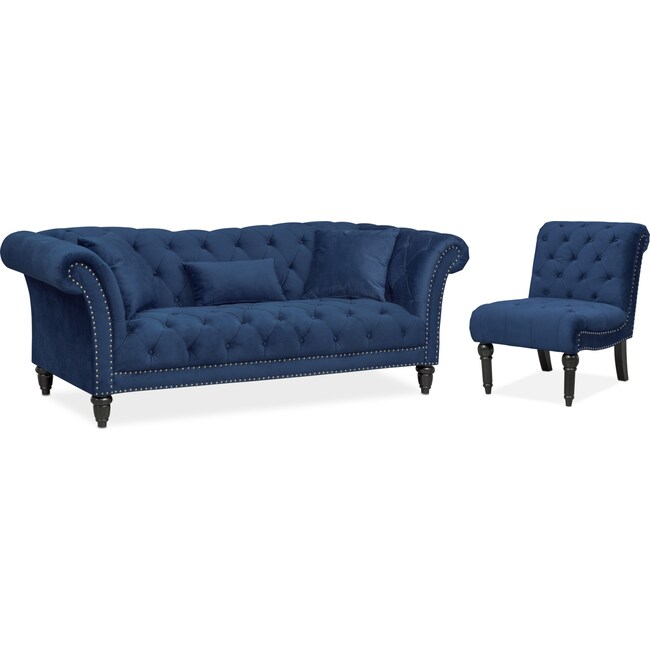 Living Room Furniture - Marisol Sofa and Chair Set