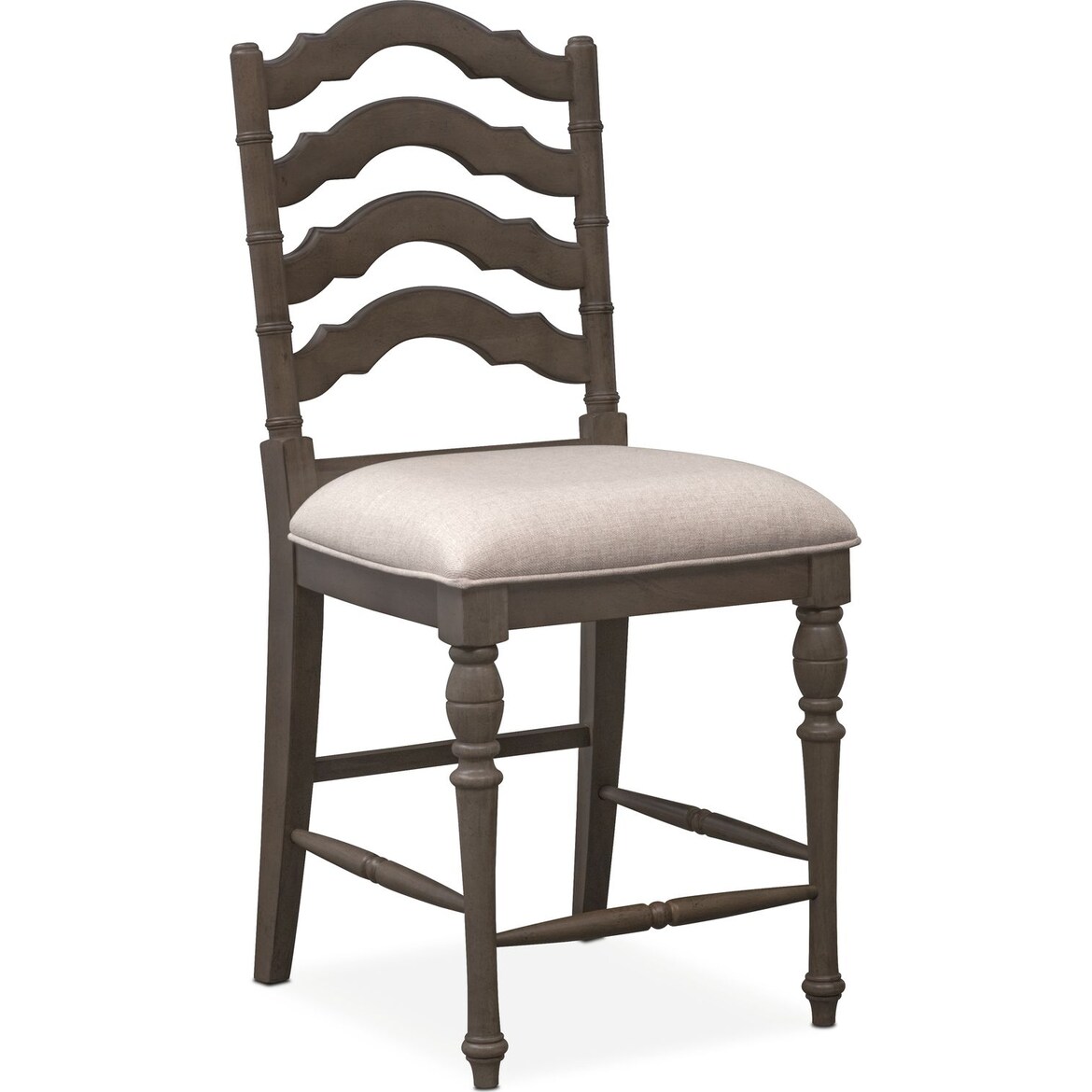 Charleston CounterHeight Kitchen Island and 6 Stools Value City