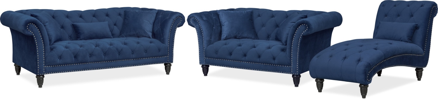 Marisol Sofa Loveseat And Chaise