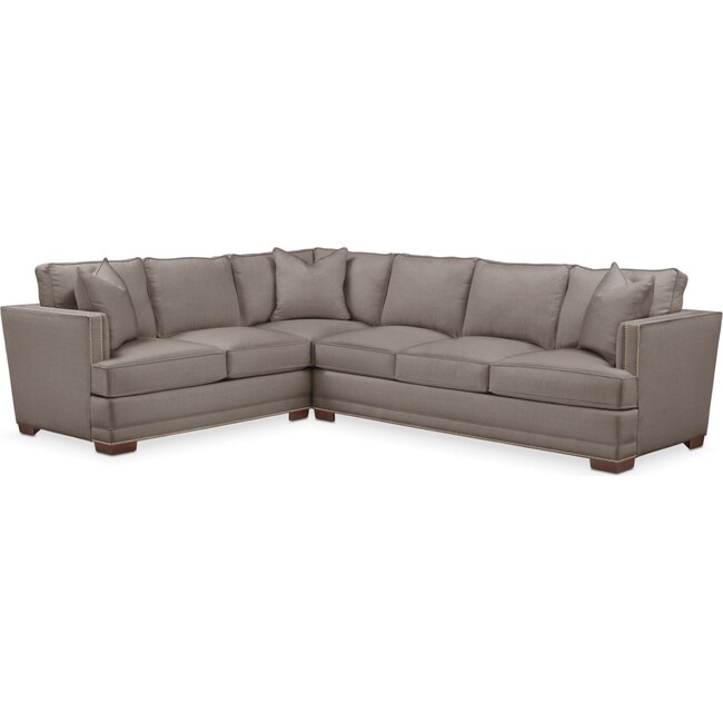 Living Room Furniture - Arden 2-Piece Large Sectional