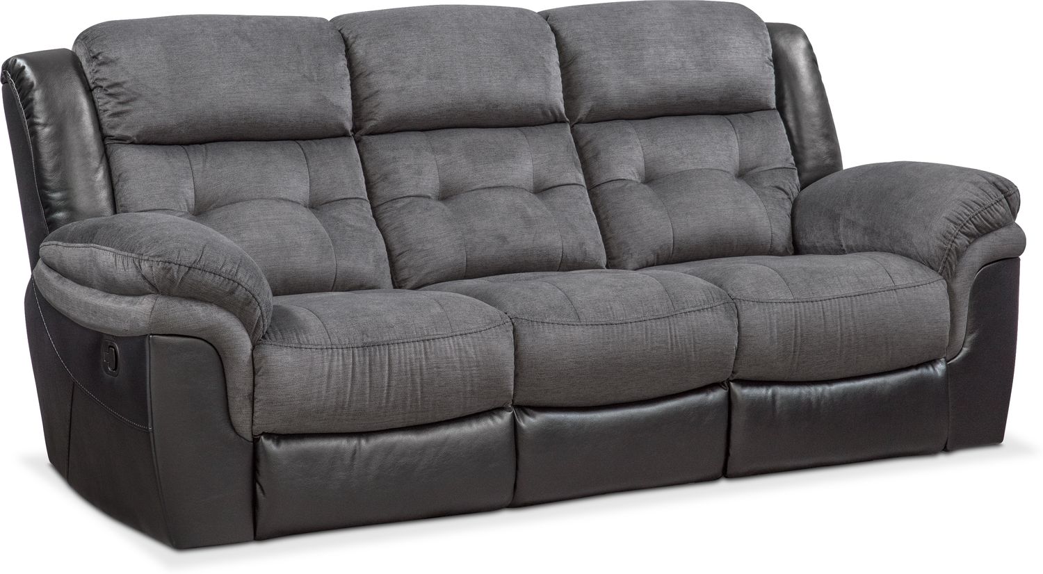 Tacoma Manual Reclining Sofa Value City Furniture And Mattresses