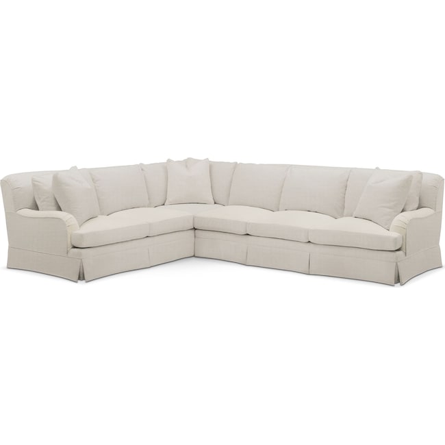 Living Room Furniture - Campbell 2-Piece Sectional with Sofa