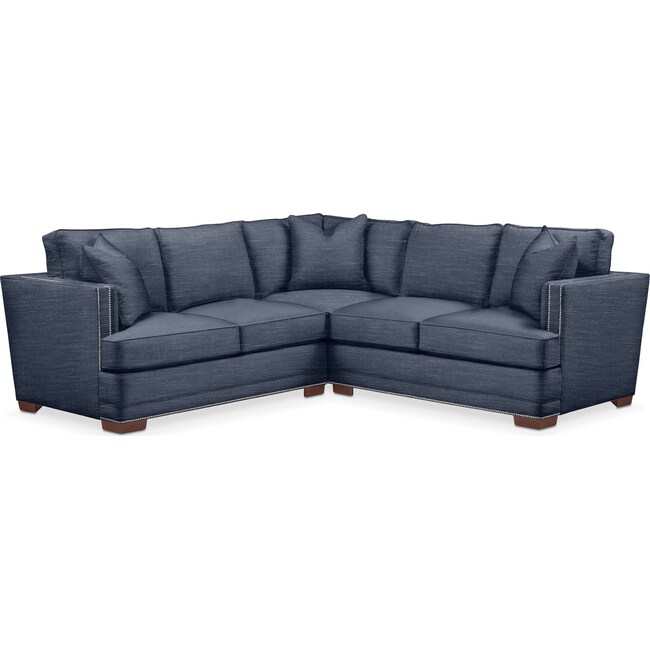 Living Room Furniture - Arden 2-Piece Small Sectional
