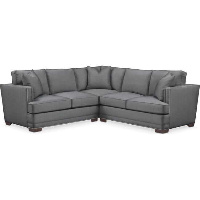 Living Room Furniture - Arden 2-Piece Small Sectional