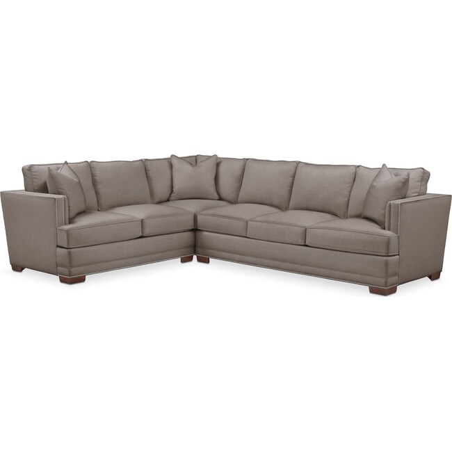 Living Room Furniture - Arden 2-Piece Large Sectional