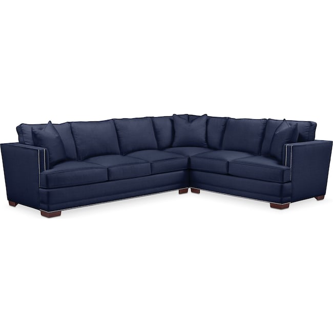 Living Room Furniture - Arden 2-Piece Large Sectional