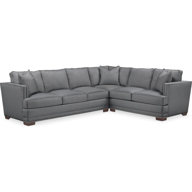Living Room Furniture - Arden 2-Piece Large Sectional
