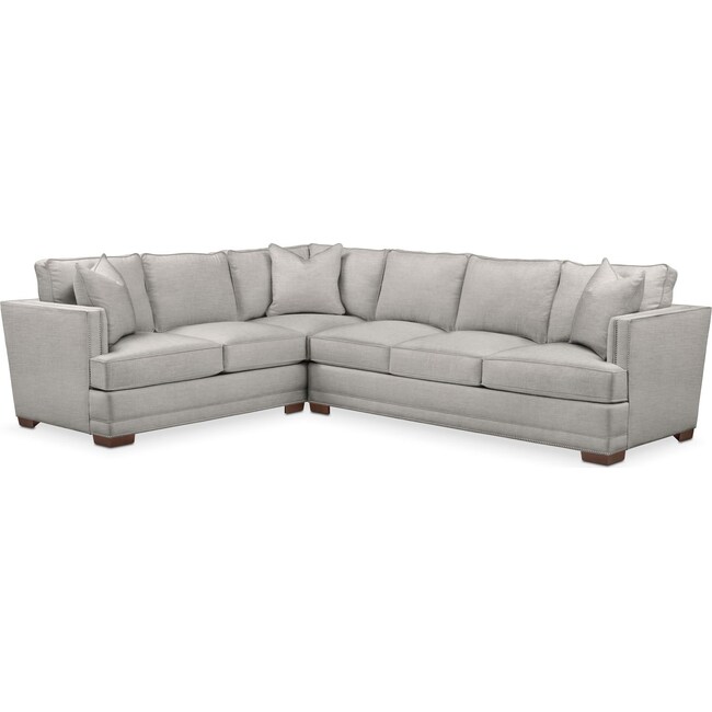 Living Room Furniture - Arden 2-Piece Large Sectional