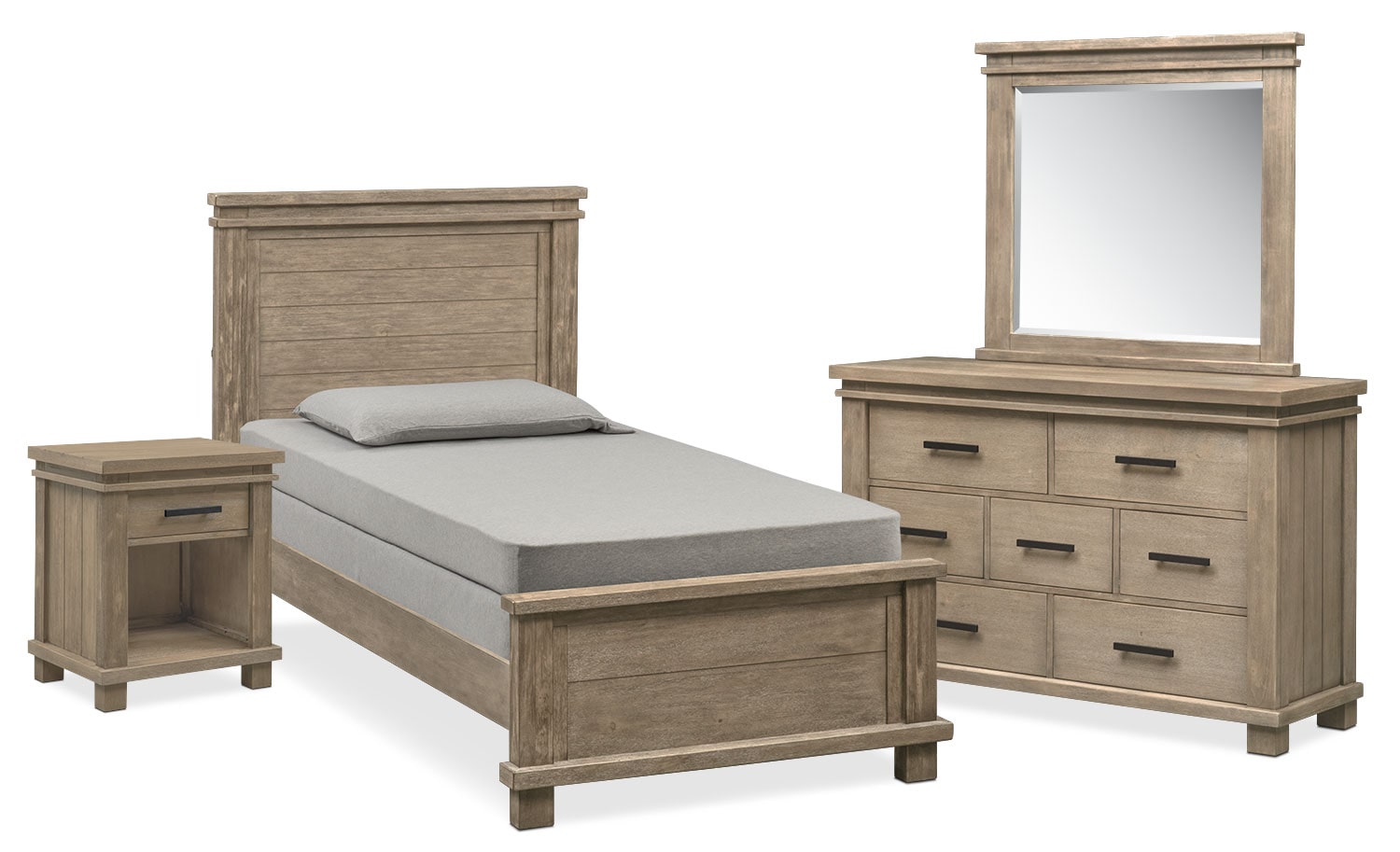 Tribeca Youth 6-Piece Bedroom Set with 