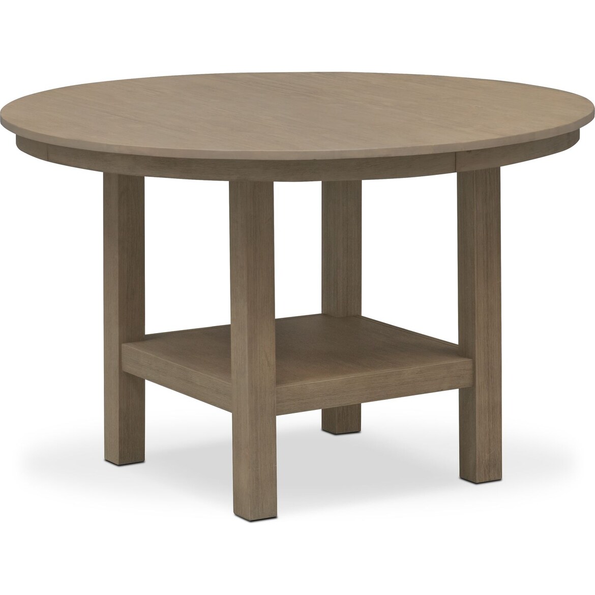 Tribeca Round Dining Table And 4 Upholstered Side Chairs