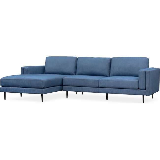 Living Room Furniture - West End 2-Piece Sectional with Chaise