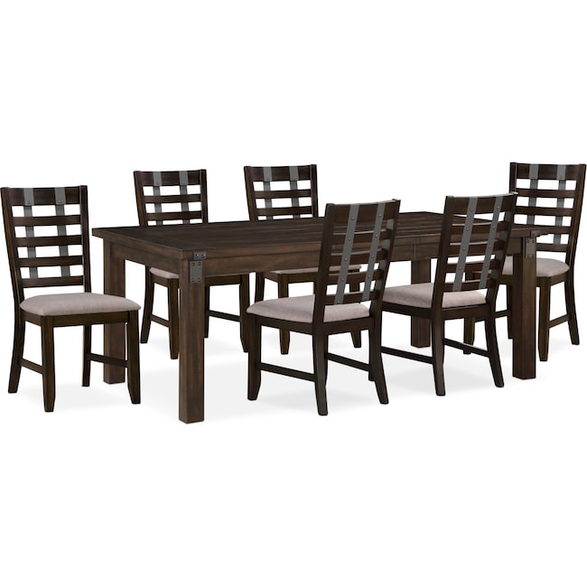 Hampton Dining Table And 6 Side Chairs Value City Furniture And