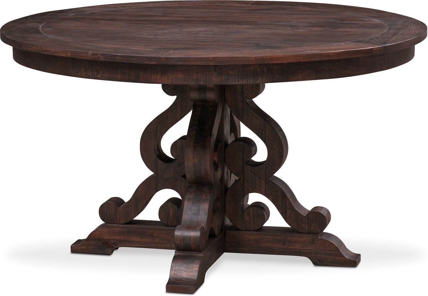 Charthouse Round Dining Table Charcoal Value City Furniture and