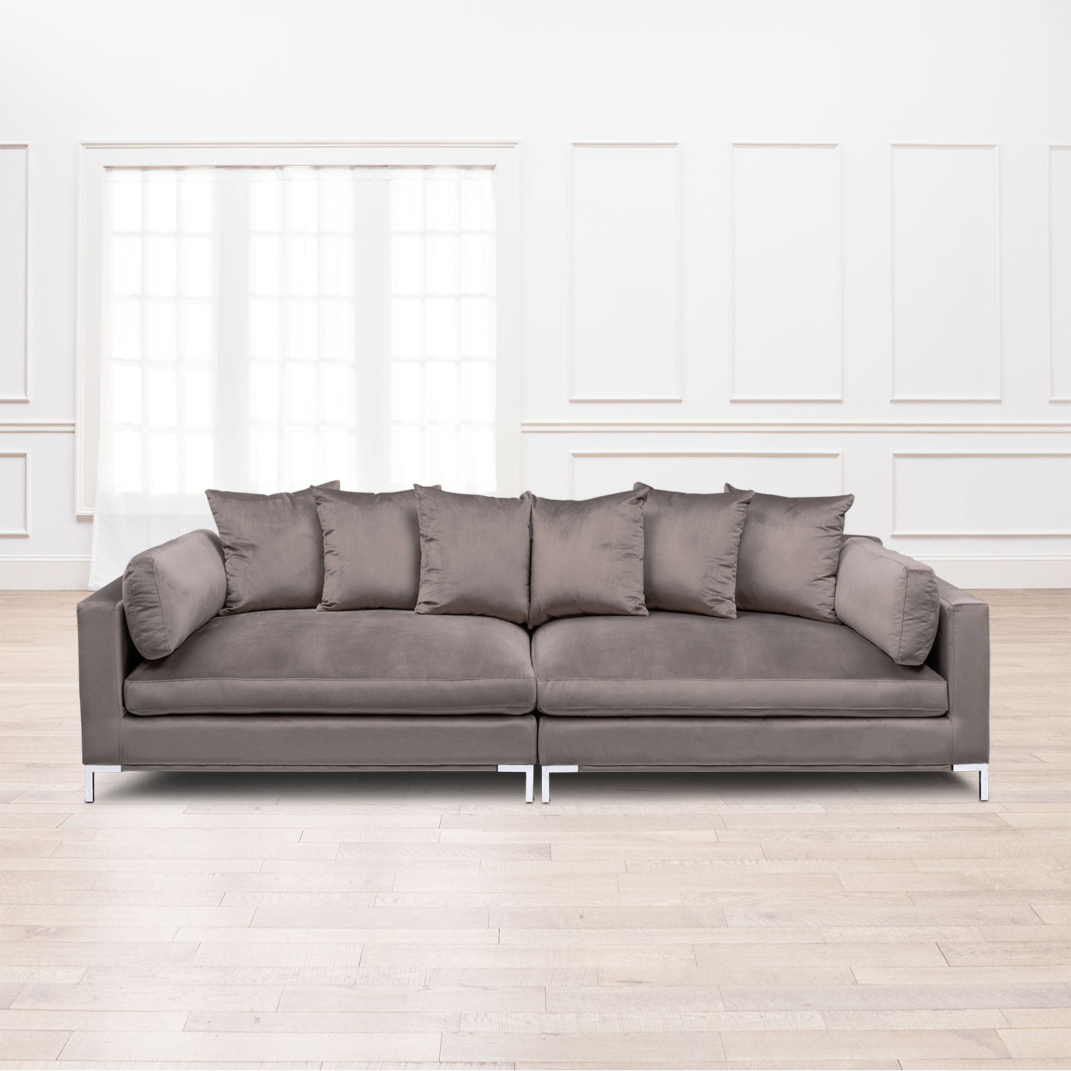 Moda 2Piece Sofa Oyster Value City Furniture and Mattresses