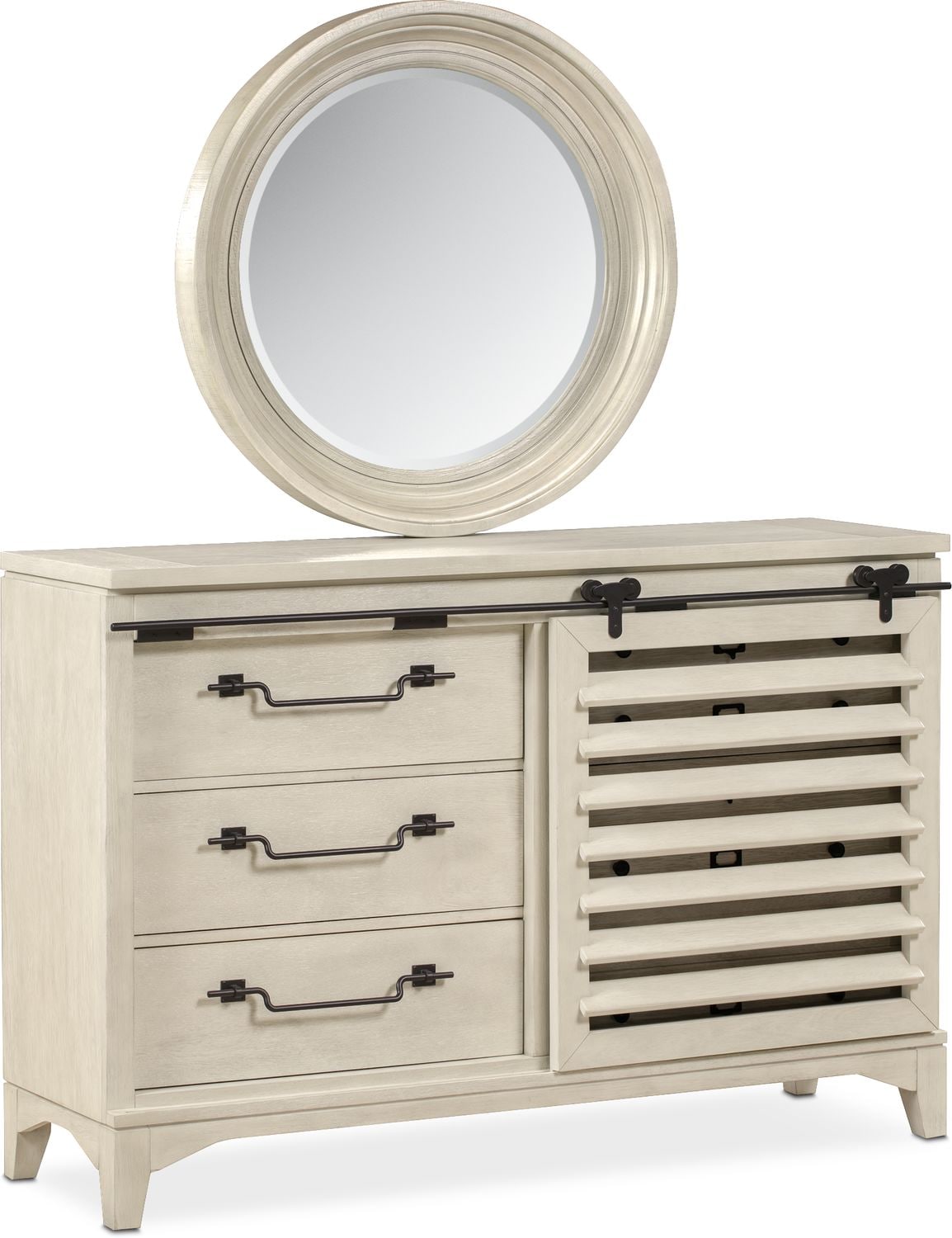 Gristmill Dresser And Mirror Value City Furniture And Mattresses