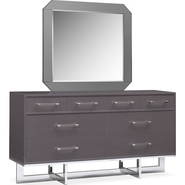 Concerto Dresser And Mirror Value City Furniture And Mattresses