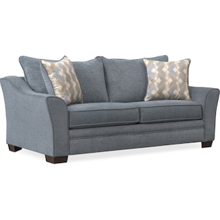 Bailey Blue 67 Memory Foam Sleeper Sofa Value City 