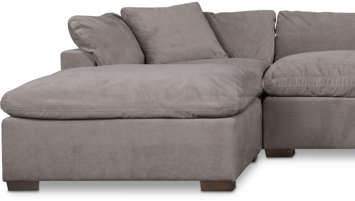 Plush 3 Piece Sectional And Ottoman Set Value City Furniture Click To Change Image