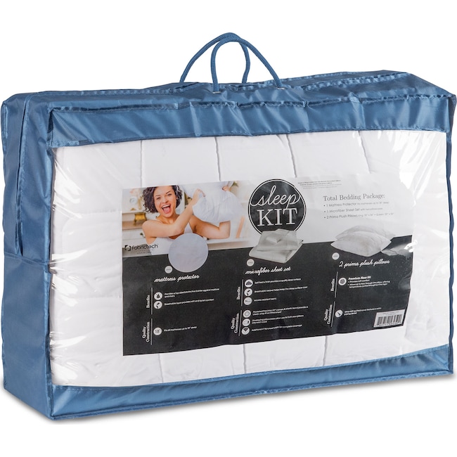 Mattresses and Bedding - Queen Sleep Kit - Gray