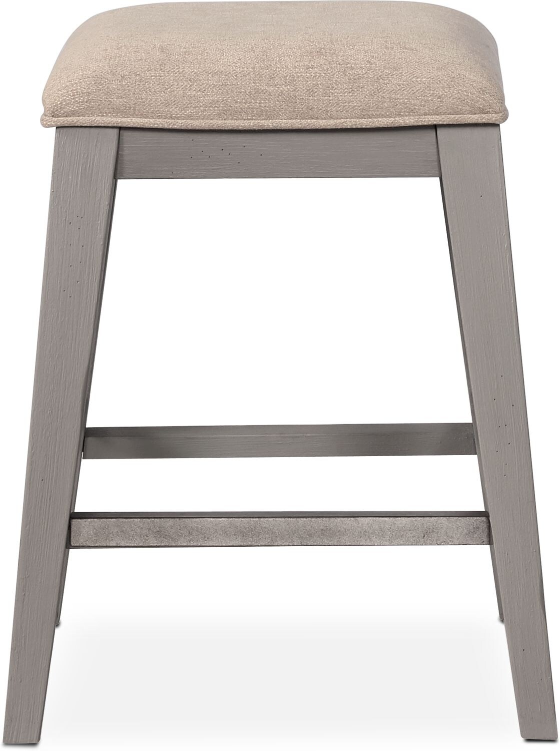New Haven Counter Height Backless Stool Gray Value City Click To Change Image