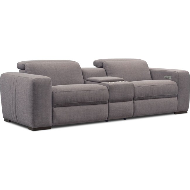 Living Room Furniture - Tino 3-Piece Dual Power Reclining Sofa