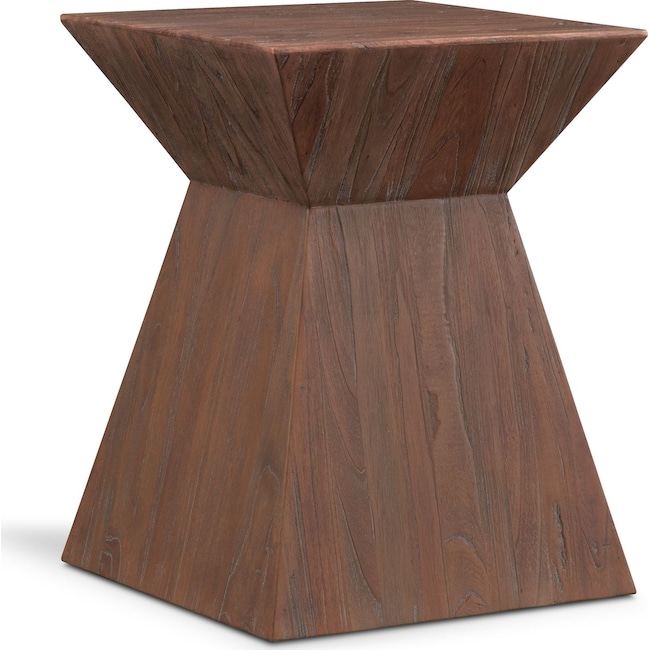 Accent and Occasional Furniture - Cairo End Table - Reclaimed Elm