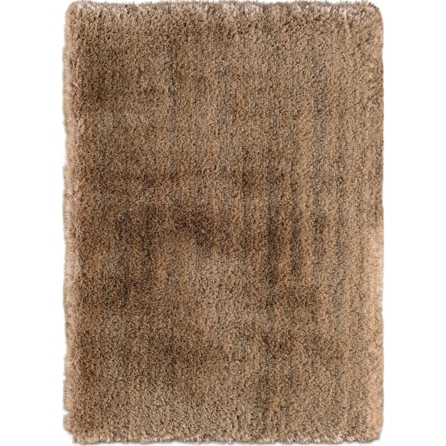 Rugs - Ultra Shag Area Rug - Taupe