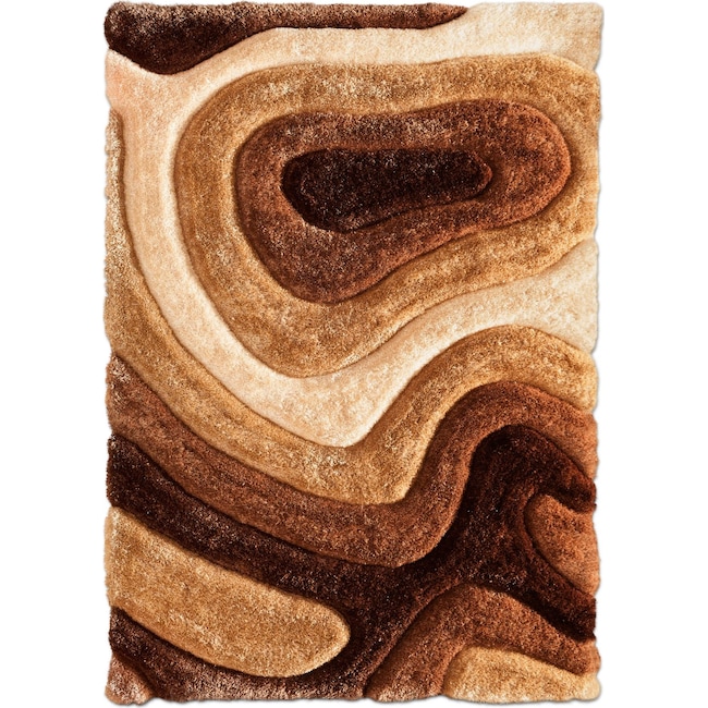 Rugs - Magna Pangea Area Rug - Brown
