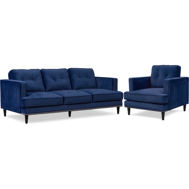 Living Room Furniture - Parker Sofa and Chair Set