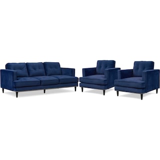 Parker Sofa Value City Furniture And Mattresses Parker Sofa And 2 Chairs Set