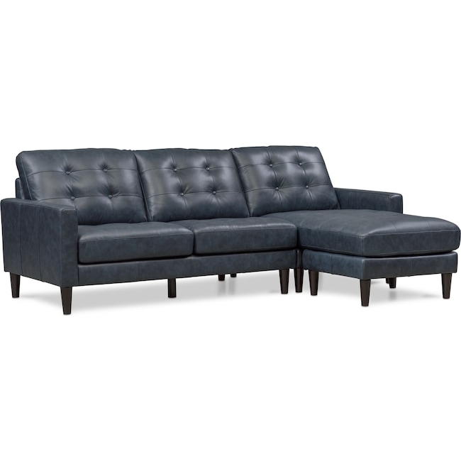 Living Room Furniture - Lincoln 2-Piece Sectional with Right-Facing Chaise