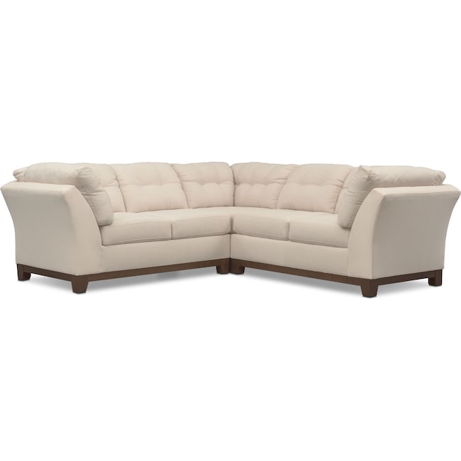 Living Room Furniture - Sebring 3-Piece Small Sectional