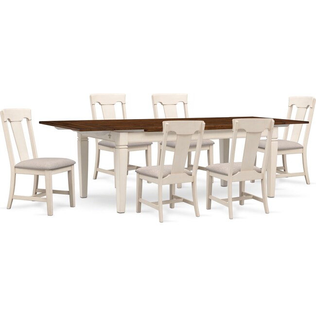 Dining Room Furniture - Adler Dining Table and 6 Side Chairs