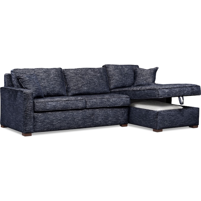 Living Room Furniture - Mayson 2-Piece Sectional with Chaise
