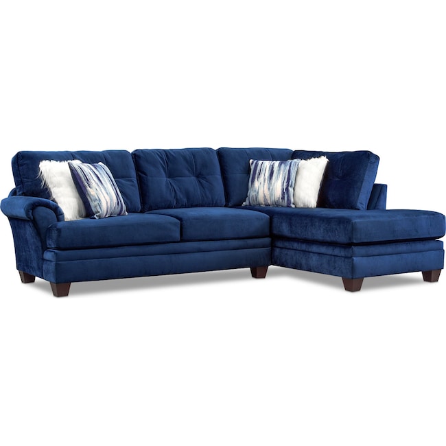 Living Room Furniture - Cordelle 2-Piece Sectional with Chaise