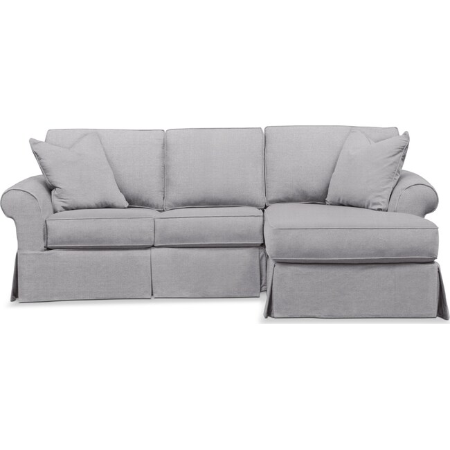 Living Room Furniture - Sawyer 2-Piece Small Slipcover Sectional with Chaise