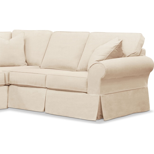 Sawyer 2 Piece Small Slipcover Sectional